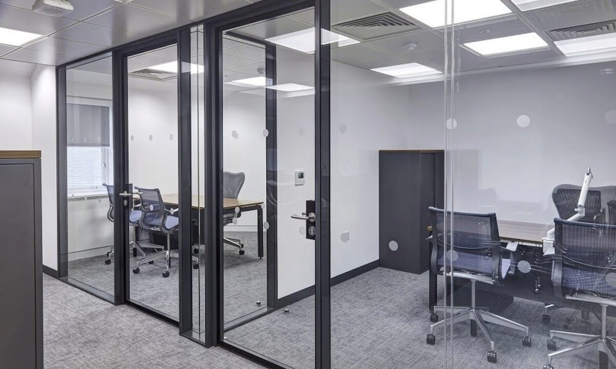 Office glass project complete
